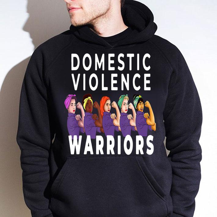 Pretty Abuse Warrior Purple Domestic Violence Awareness t-shirt hoodie
