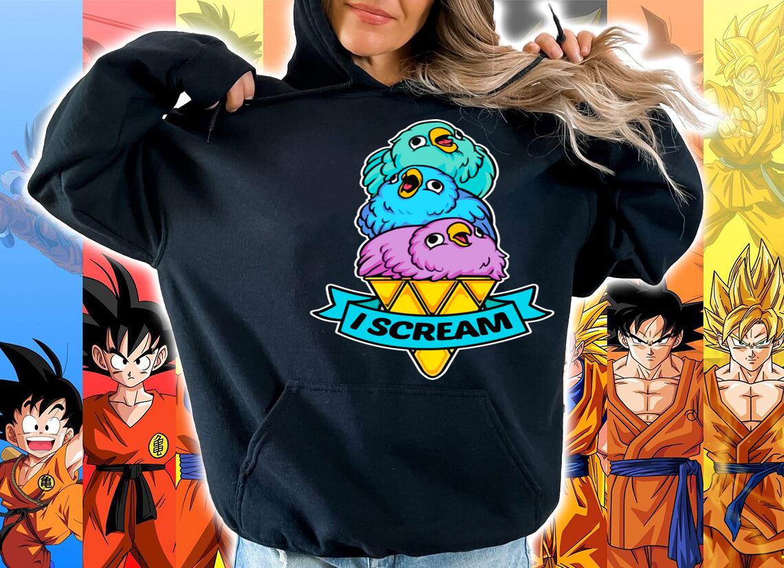 I Scream Birds t-shirt hoodie
