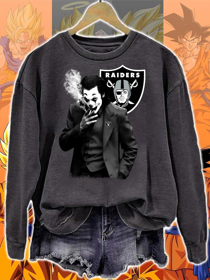 Oakland Raiders Joker Joaquin Phoenix t-shirt sweatshirt