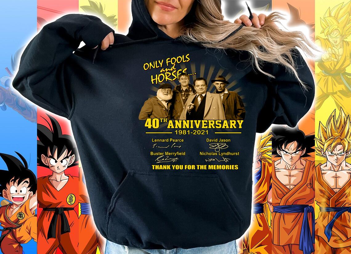 Only Fools and Horses 40th Anniversary 1981-2021 Signatures t-shirt hoodie