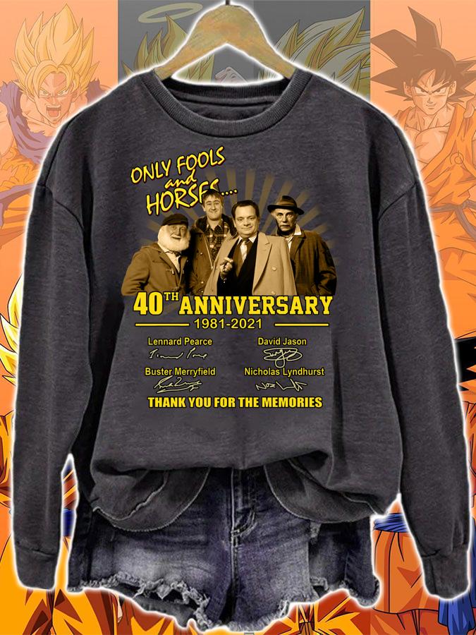 Only Fools and Horses 40th Anniversary 1981-2021 Signatures t-shirt sweatshirt
