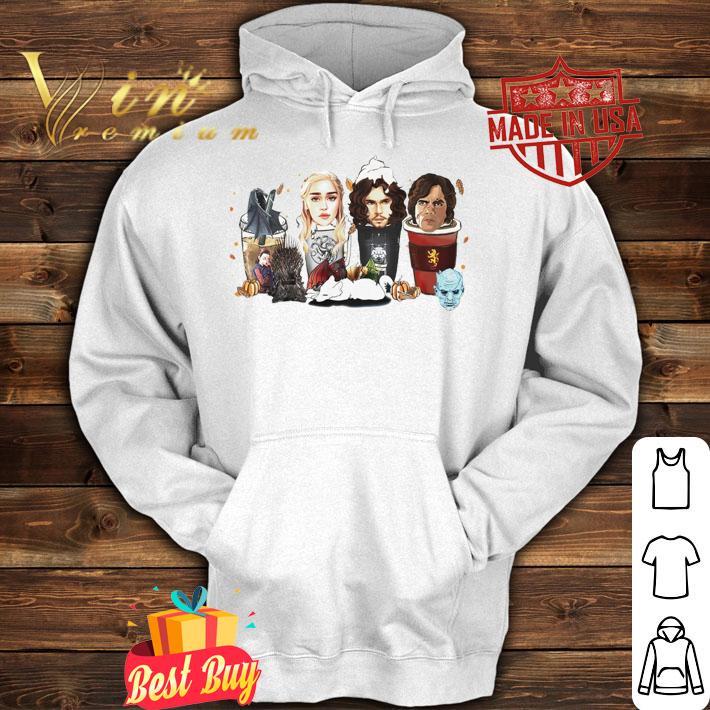 Game Of Thrones Characters Drink Coffee Halloween t-shirt hoodie