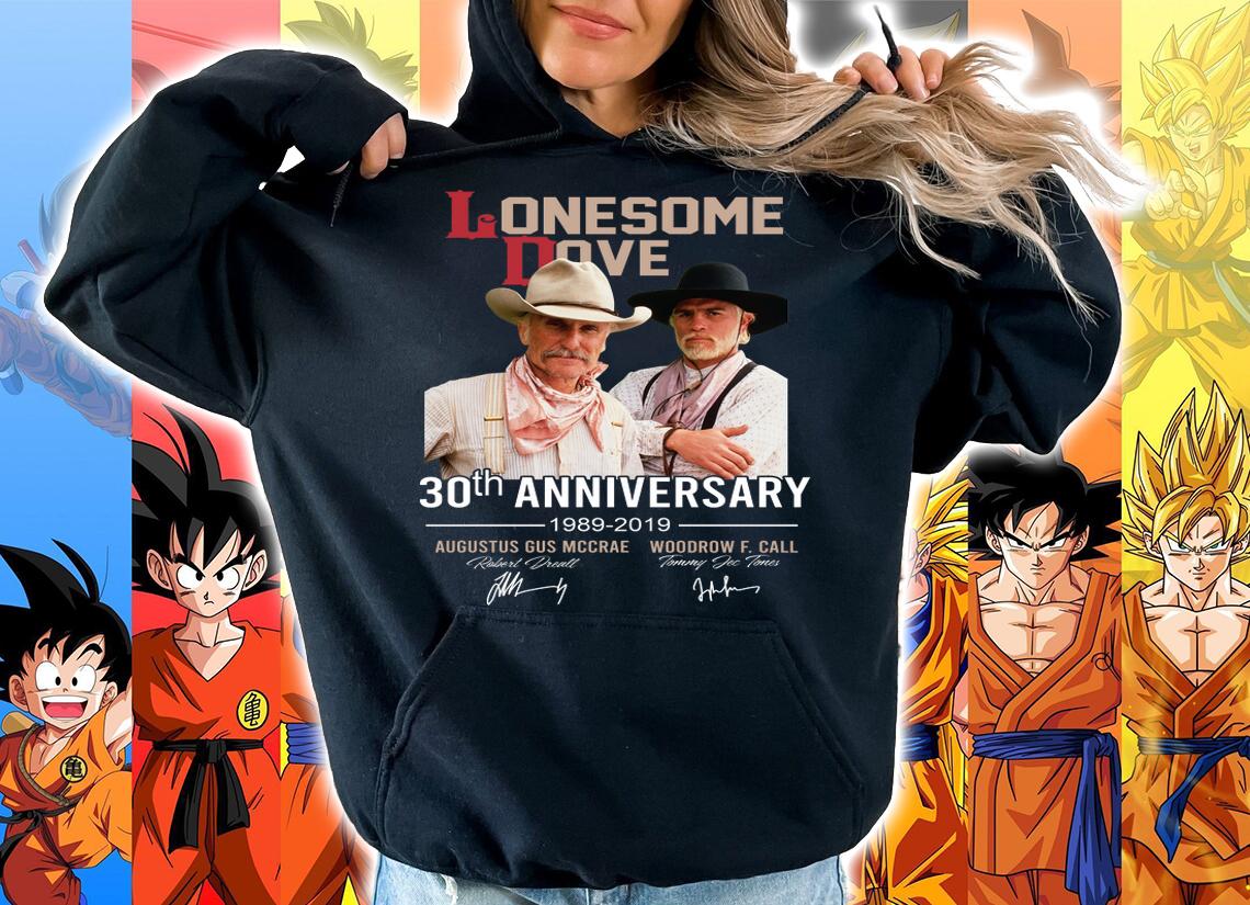Lonesome dove 30th anniversary 1989-2019 signatures t-shirt hoodie