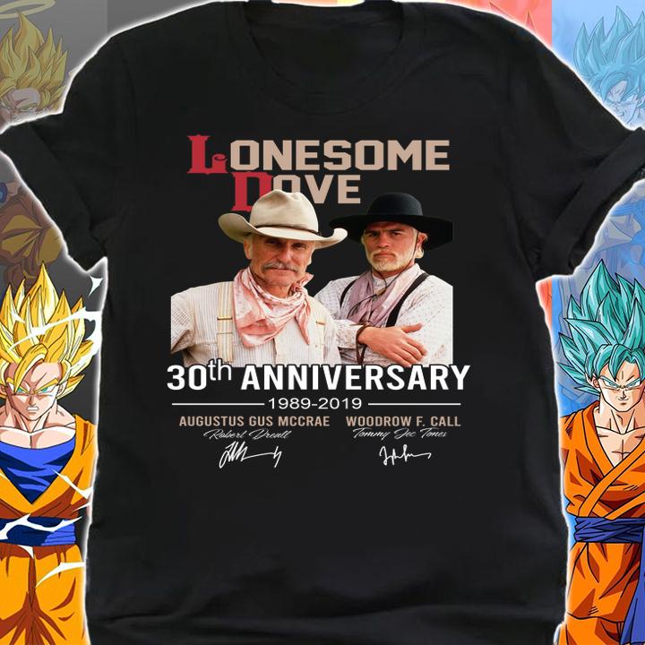 Lonesome dove 30th anniversary 1989-2019 signatures t-shirt shirt
