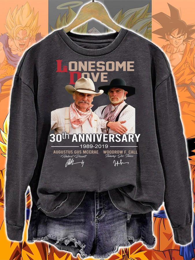 Lonesome dove 30th anniversary 1989-2019 signatures t-shirt sweatshirt