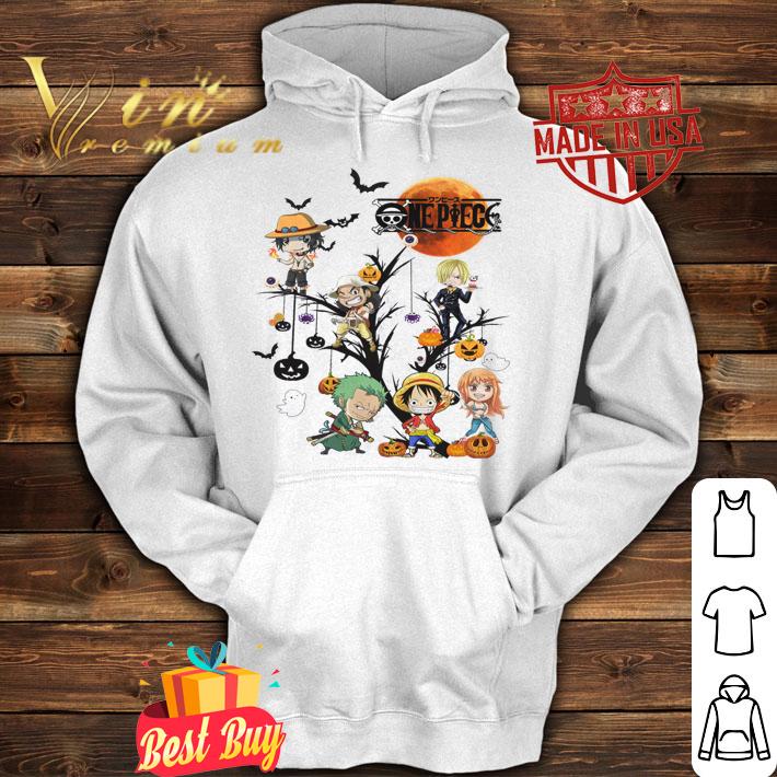 One Piece Characters Halloween Tree t-shirt hoodie