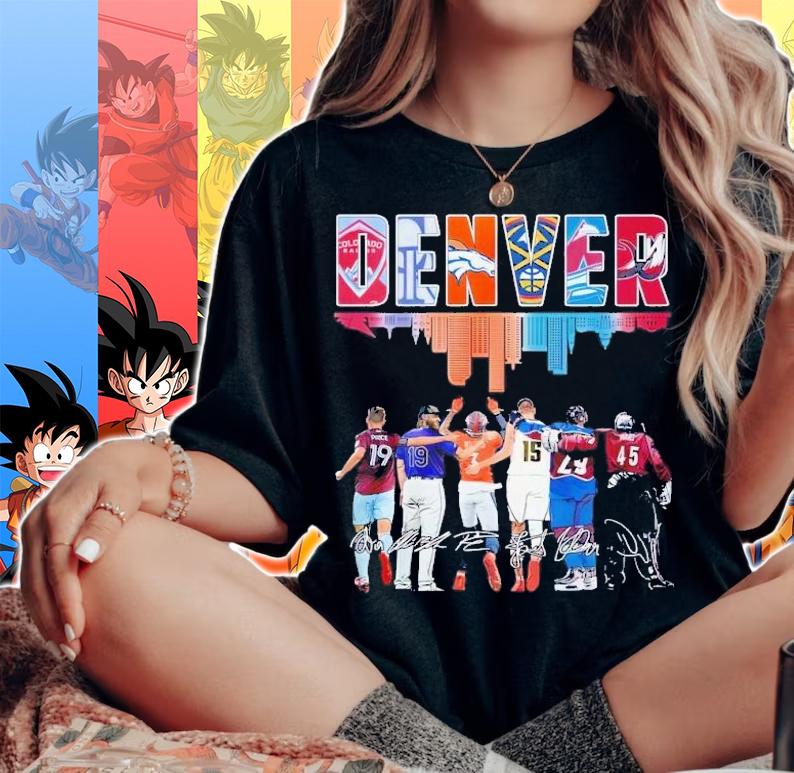 Denver Jack Price Charlie Blackmon Drew Lock and Nikola Joki signatures t-shirt woman shirt