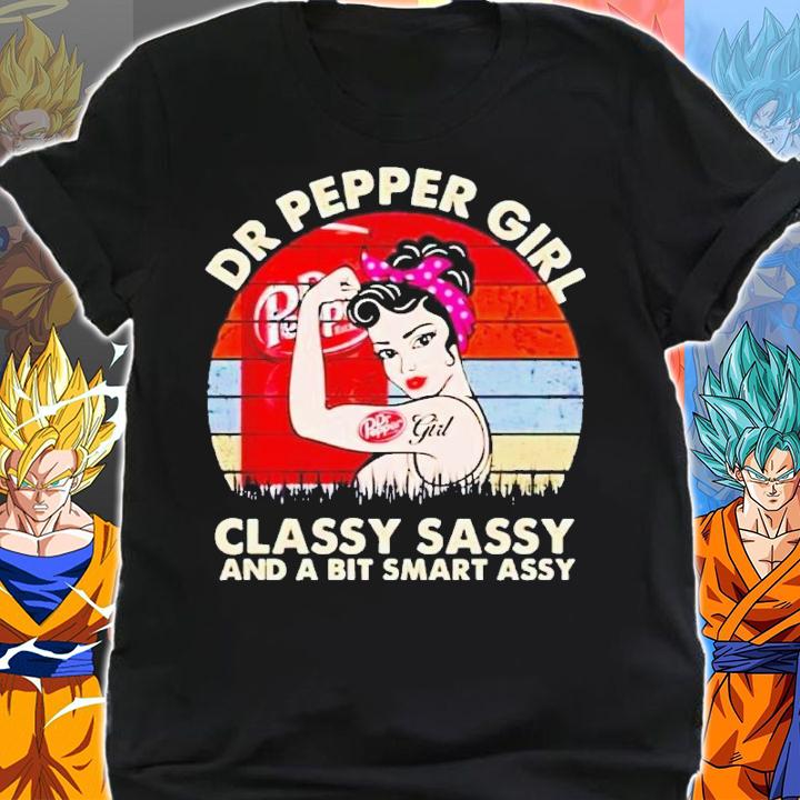 Dr Pepper girl classy sassy and a bit smart assy vintage t-shirt shirt