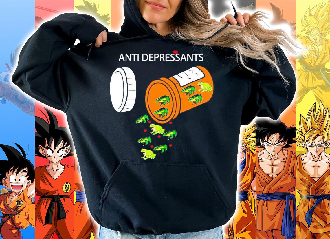 Antidepressants frogs shirt t-shirt hoodie