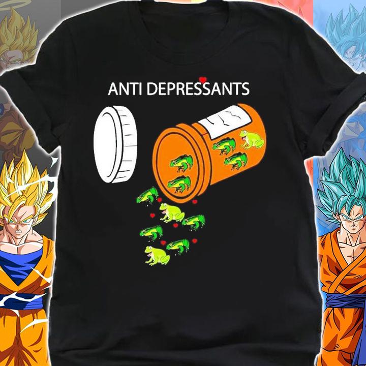 Antidepressants frogs shirt t-shirt shirt