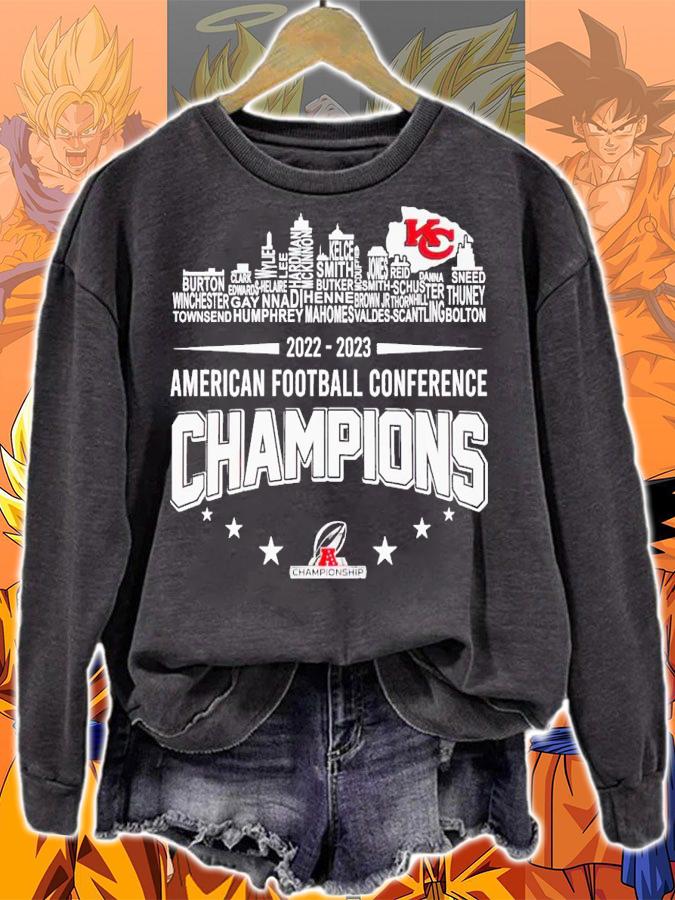 2022-2023 American football conference champions Kansas City Chiefs shirt t-shirt sweatshirt