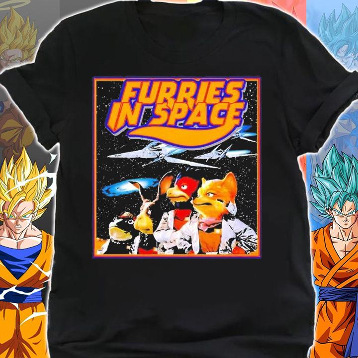 Furries in space shirt t-shirt shirt