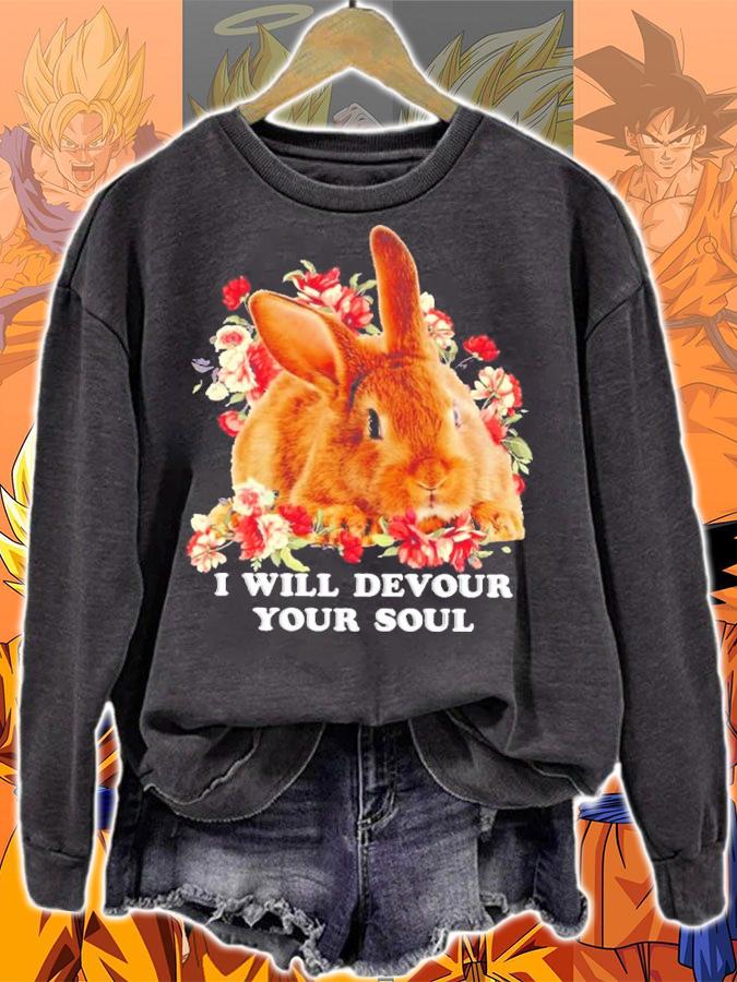 I Will Devour Your Soul Easter Bunny Shirt t-shirt sweatshirt