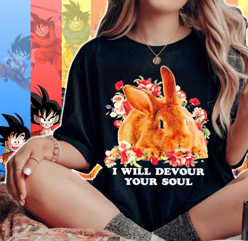 I Will Devour Your Soul Easter Bunny Shirt t-shirt woman shirt