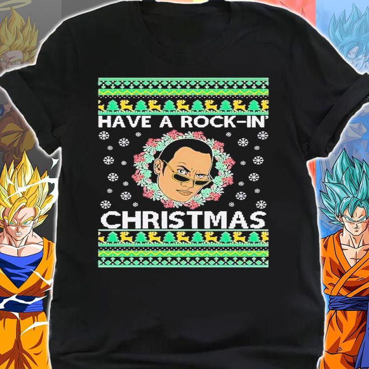 Have A Rockin' Christmas Funny Ugly Christmas shirt t-shirt shirt