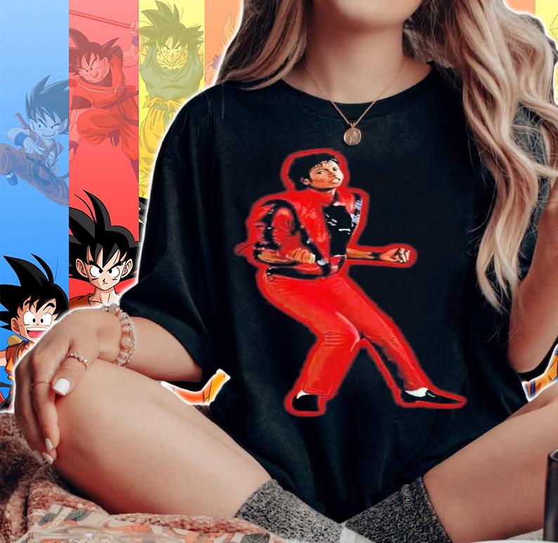 Michael Jackson thriller full portrait shirt t-shirt woman shirt