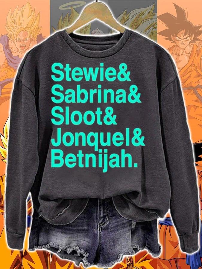 New York Stewie And Sabrina And Sloot And Jonquel And Betnijah Shirt t-shirt sweatshirt