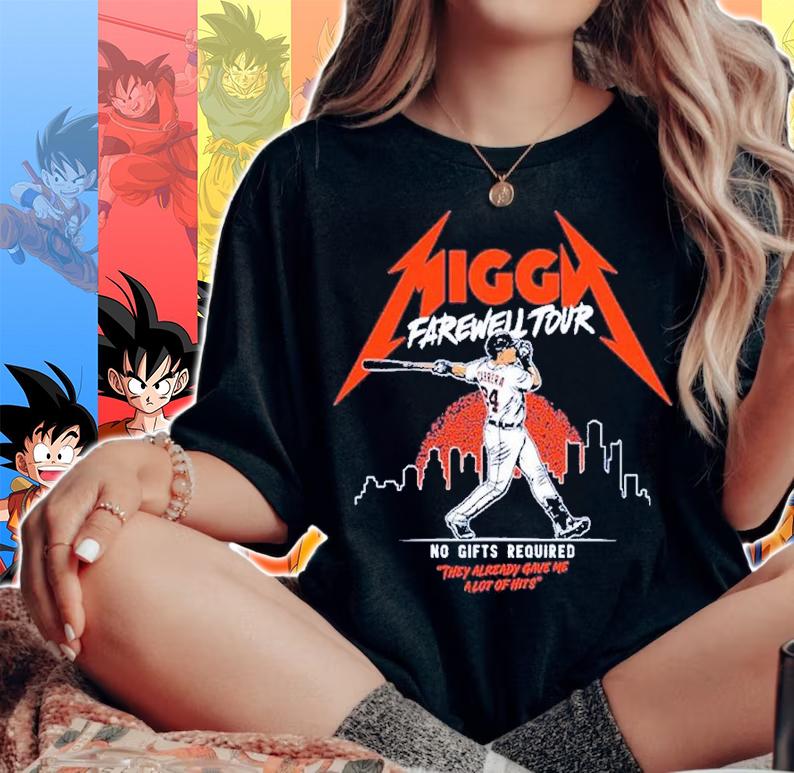 Miggy Farewell Tour Miguel Cabrera Baseball Shirt t-shirt woman shirt