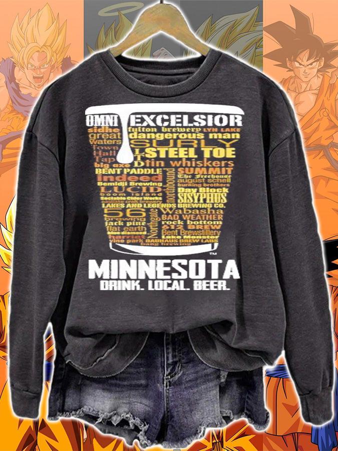 Minnesota Drink Local Beer Shirt t-shirt sweatshirt