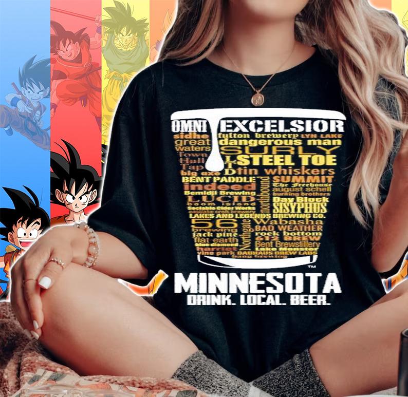 Minnesota Drink Local Beer Shirt t-shirt woman shirt