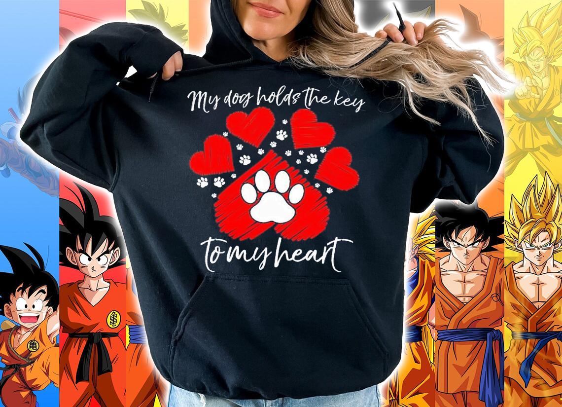 My dog holds the key to my heart Valentine's Day shirt t-shirt hoodie