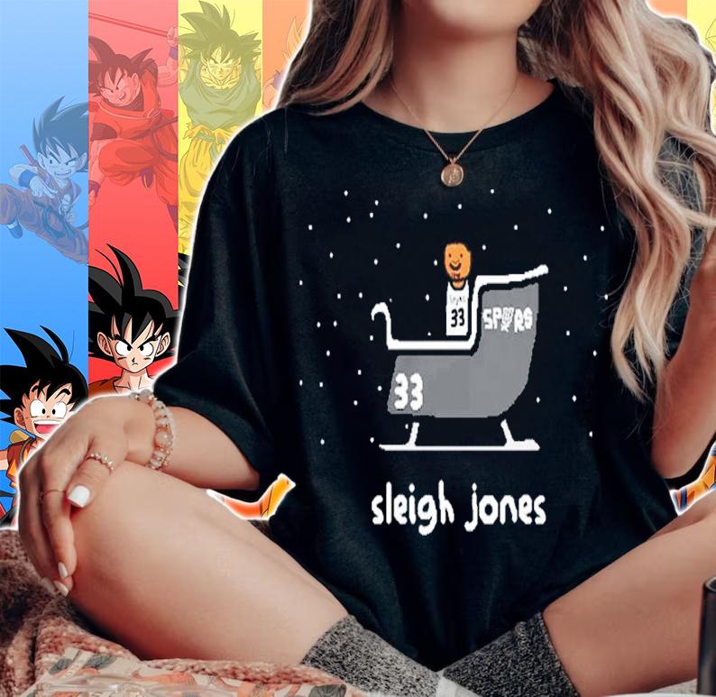 NBA Paint Sleigh Jones Shirt t-shirt woman shirt
