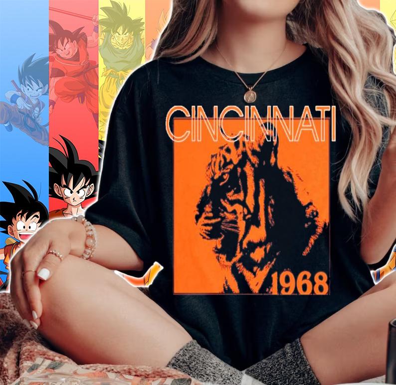Bengal Tiger Profile 1968 T-Shirt t-shirt woman shirt