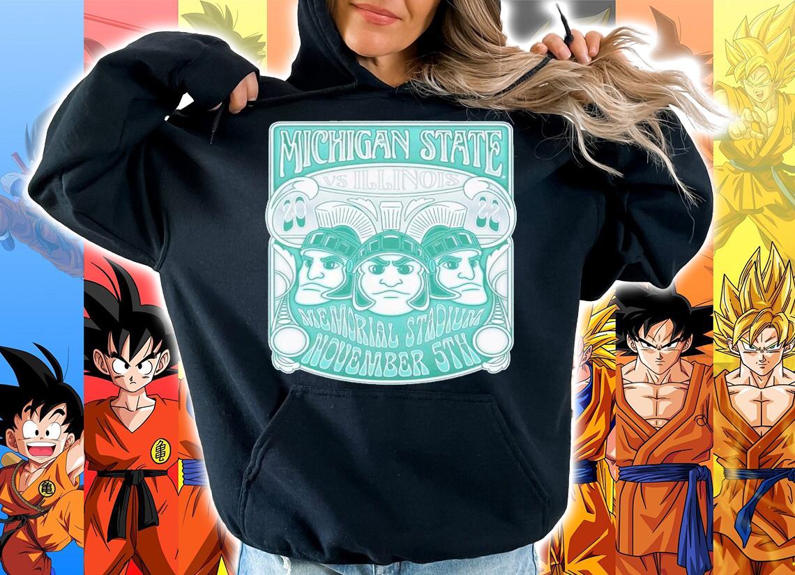 Michigan State Spartans Vs. Illinois Fighting Illini Game Day 2022 Shirt t-shirt hoodie