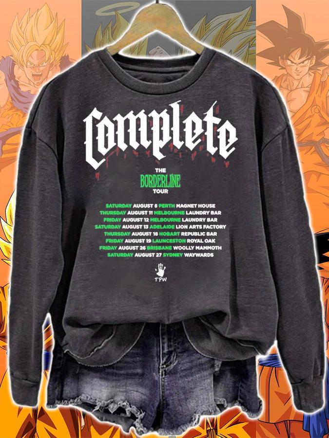 Complete Borderline Tour shirt t-shirt sweatshirt