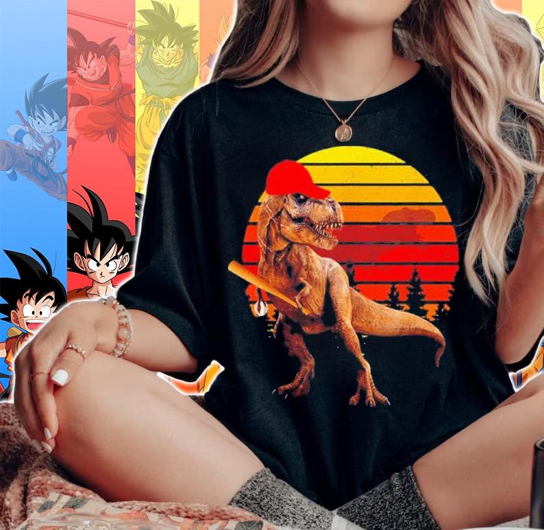 Jurassic Park Jurassic T-Rex Baseball Vintage Shirt t-shirt woman shirt