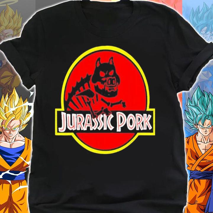 Jurassic Pork Dinosaur Pig Humorous Pork Funny Shirt t-shirt shirt