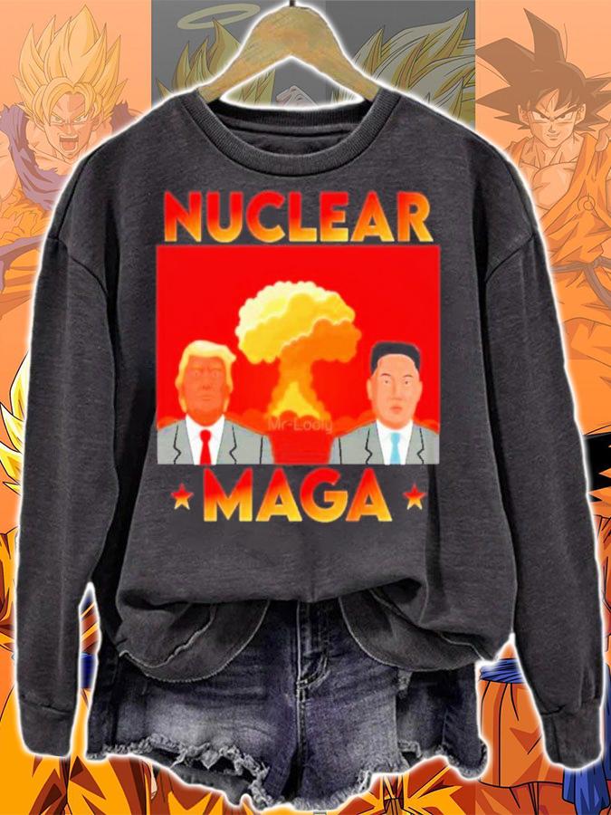 Nuclear Maga Trump And Kim Jong Un Shirt t-shirt sweatshirt