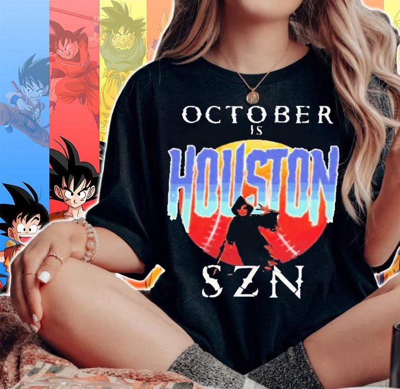 October is Houston Season shirt t-shirt woman shirt