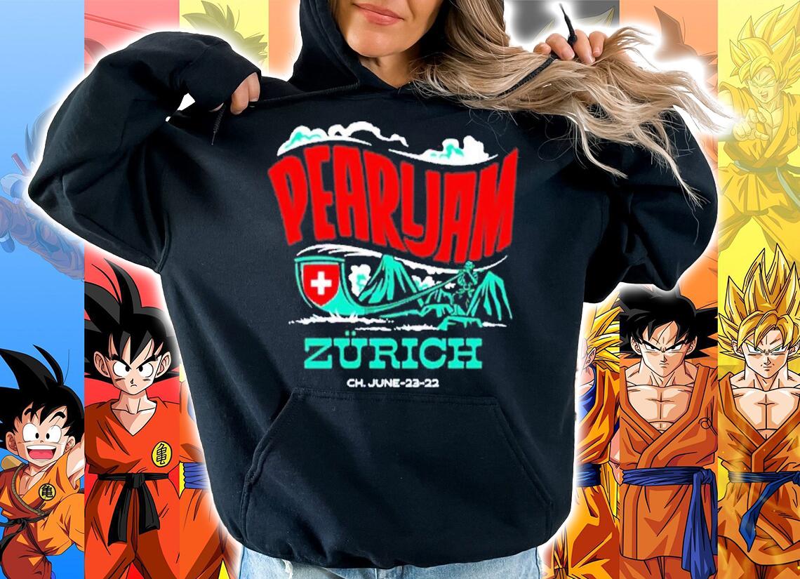 Pearl Jam Zurich Event shirt t-shirt hoodie