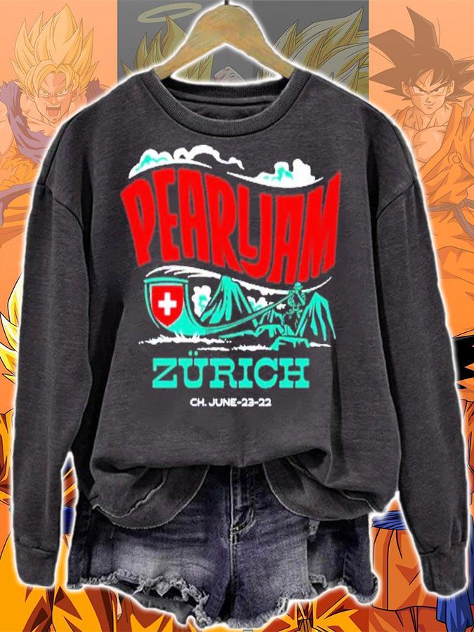 Pearl Jam Zurich Event shirt t-shirt sweatshirt