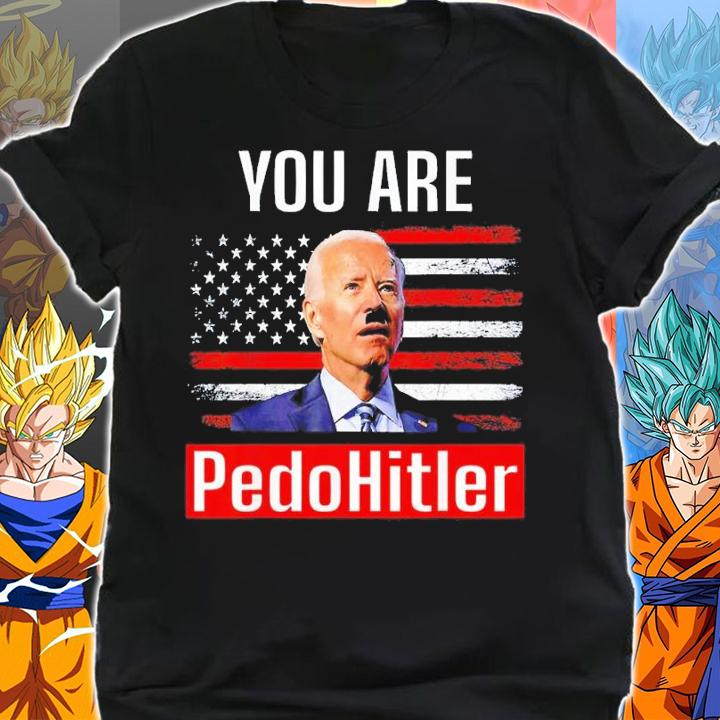 PedoHitler Joe Biden Flag USA Shirt t-shirt shirt