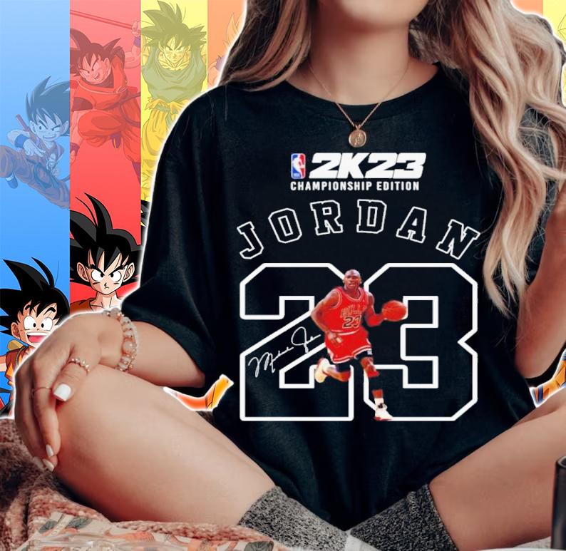 2k23 Championship Edition Michael Jordan 23 signature shirt t-shirt woman shirt