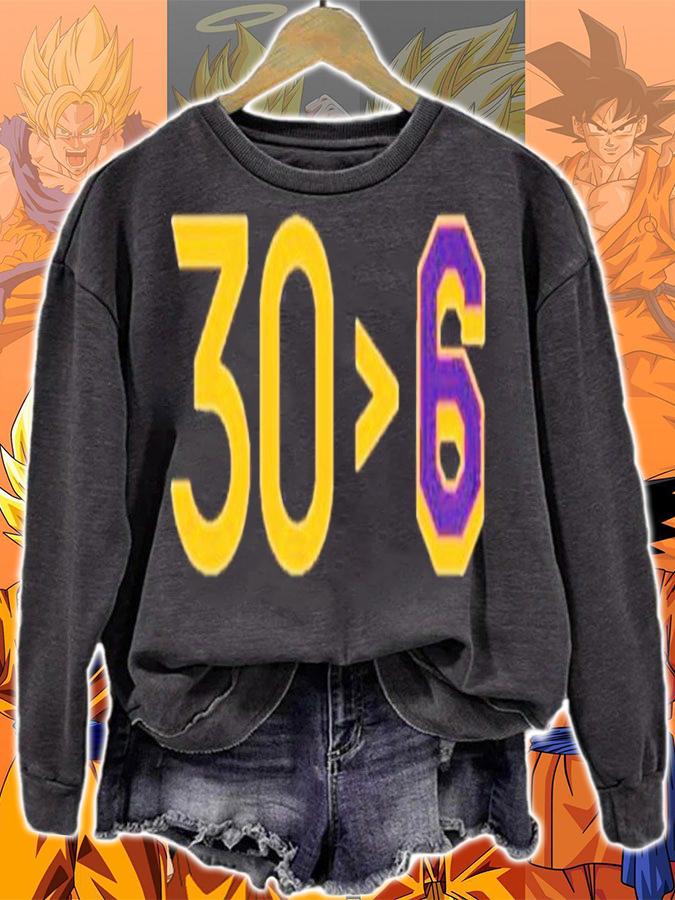 30-6 Stephen Curry Greater Than Lebron James Shirt t-shirt sweatshirt