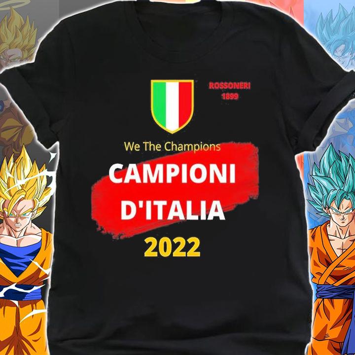 Ac Milan Rossoneri We The Champions Campioni D'italia 2022 t-shirt shirt