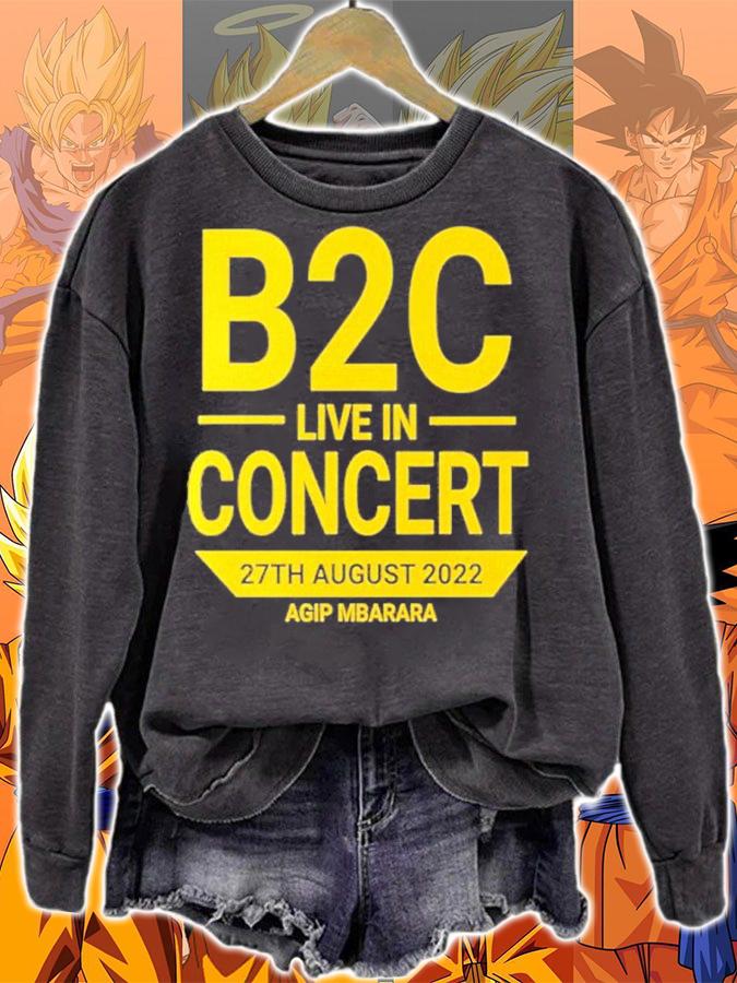 B2C live in concert 27th August 2022 Agip Mbarara shirt t-shirt sweatshirt