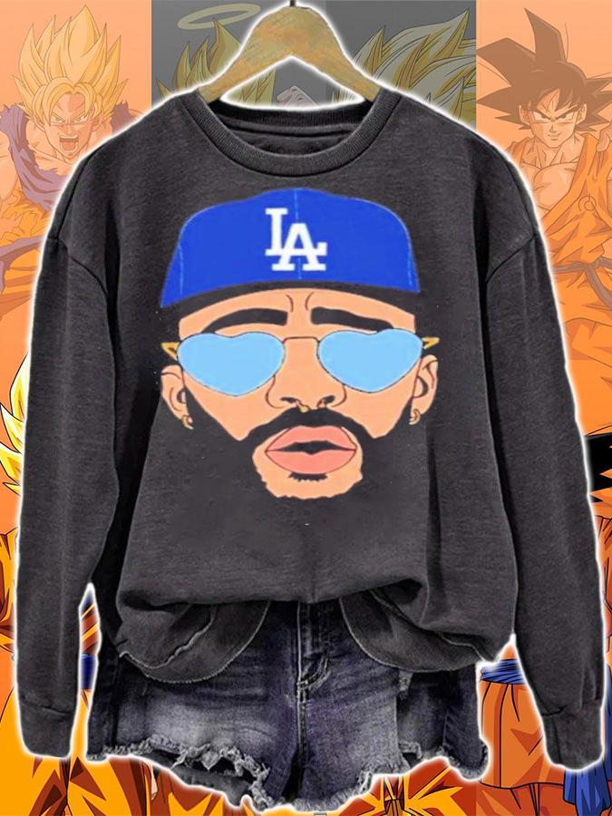 Bad Bunny Dodgers Los Angeles Dodgers Shirt t-shirt sweatshirt