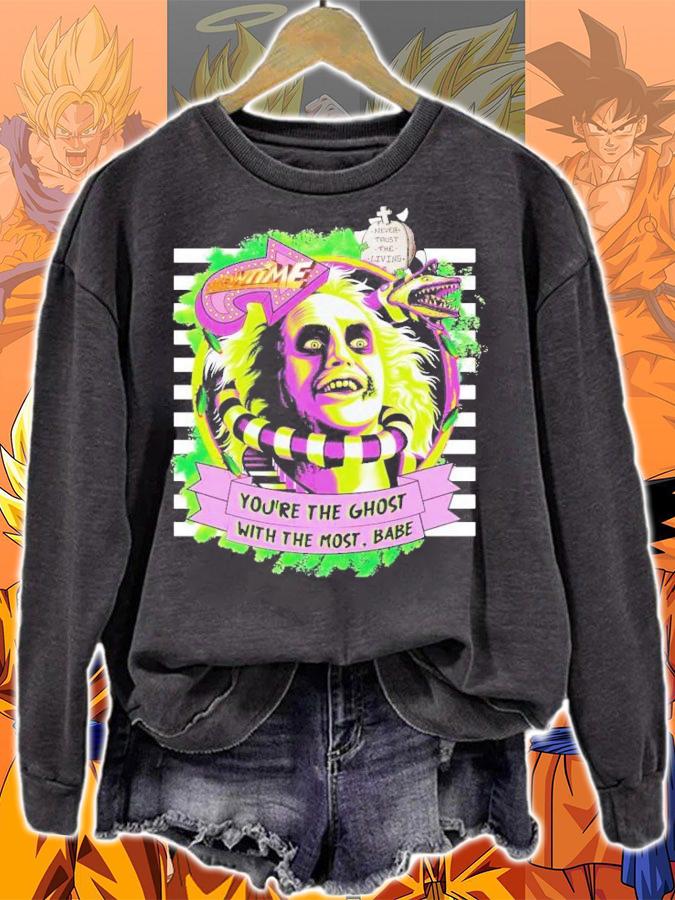 Beetlejuice Ghost With The Most Halloween T-Shirt t-shirt sweatshirt