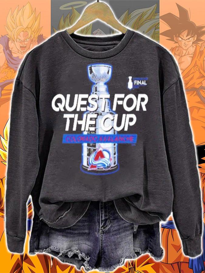 Colorado Avalanche 2022 Stanley Cup Final Quest For The Cup Shirt t-shirt sweatshirt