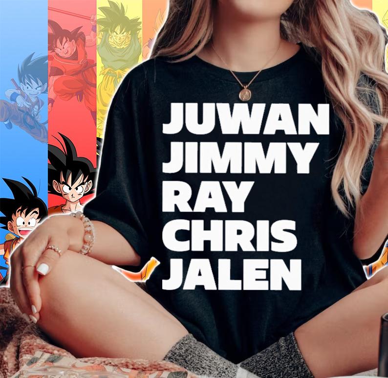 Ron Harper Juwan Jimmy Ray Chris Jalen T-Shirt t-shirt woman shirt