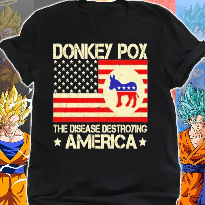 Donkey Pox The Disease Destroying America Funny Anti Biden T-Shirt t-shirt shirt