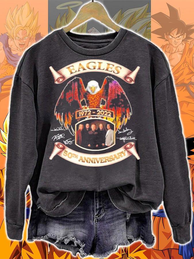 Eagles 1972-2022 50th Anniversary Signatures T-Shirt t-shirt sweatshirt