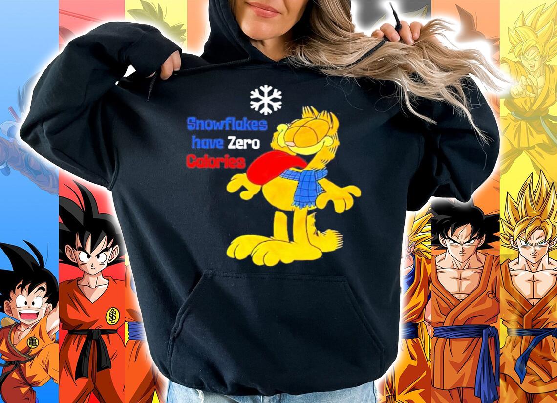 Garfield Snowflakes Have Zero Calories Shirt t-shirt hoodie