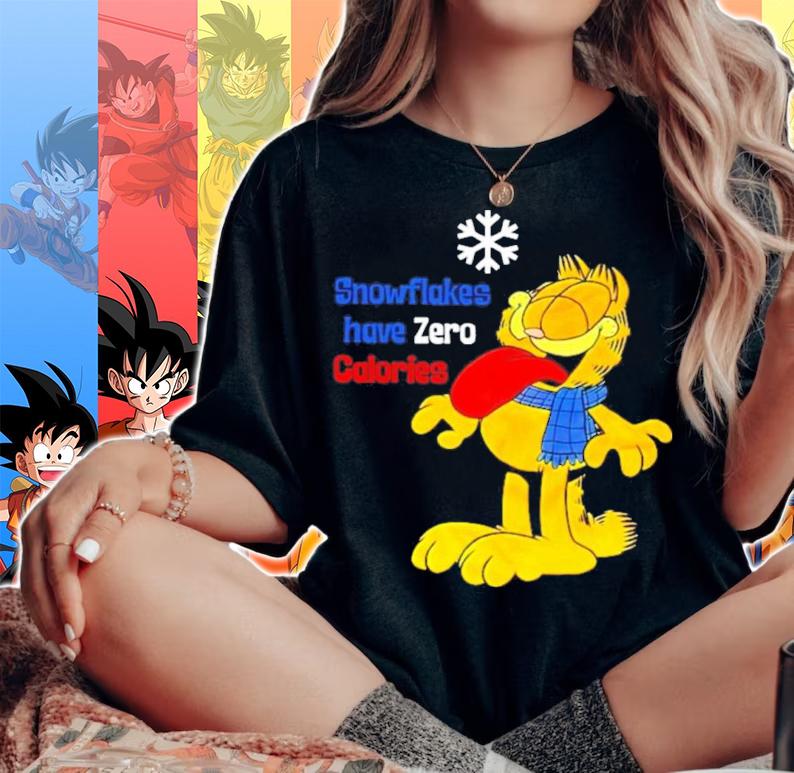 Garfield Snowflakes Have Zero Calories Shirt t-shirt woman shirt