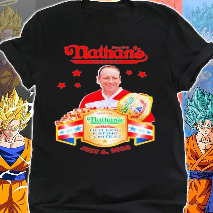 Joey Chestnut Champion Nathan's Famous Hot Dog Eating Contest Shirt t-shirt shirt