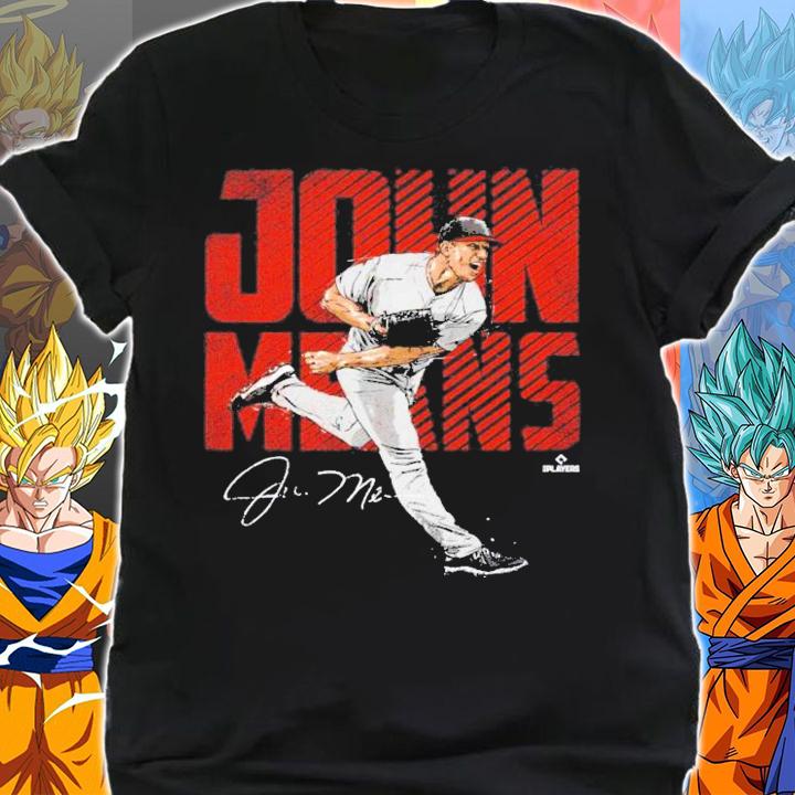 John Means Baltimore Bold Baseball T-Shirt t-shirt shirt